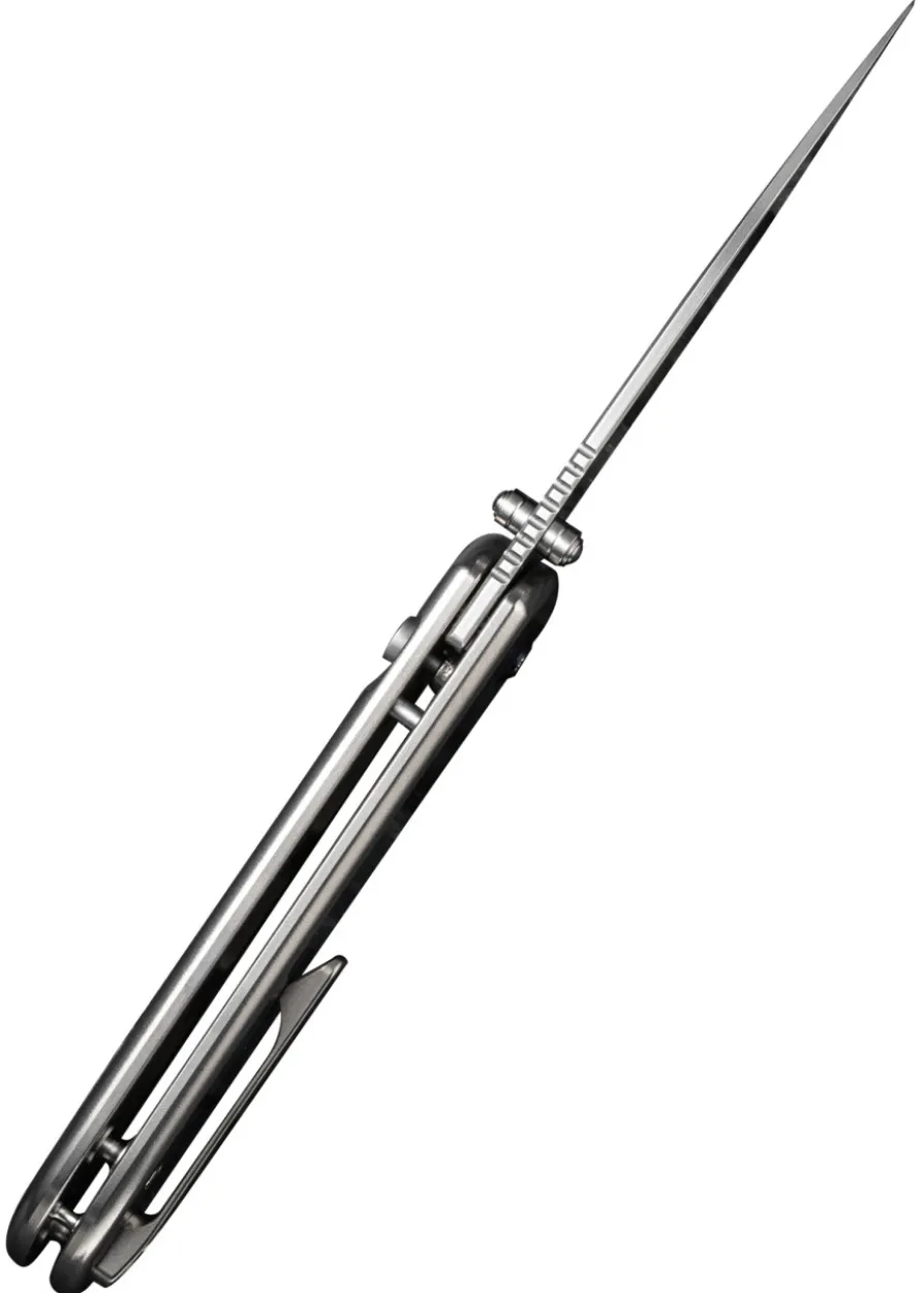 WE Knife QUBIT TITAN SATINIERT, Taschenmesser