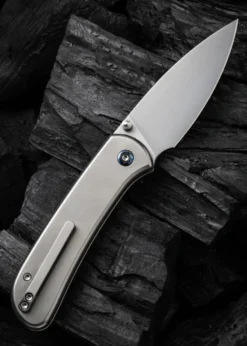 WE Knife QUBIT TITAN SATINIERT, Taschenmesser