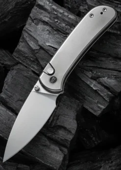 WE Knife QUBIT TITAN SATINIERT, Taschenmesser