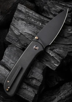 WE Knife QUBIT TITAN SCHWARZ, Taschenmesser