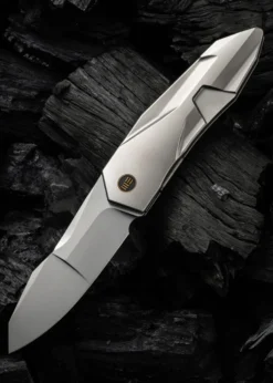 WE Knife SOLID BEAD BLASTED TITAN GRAU, Taschenmesser