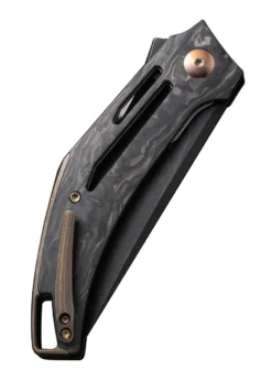 We Knife SPEEDLINER TWILL CARBON FIBER SCHWARZ, Taschenmesser
