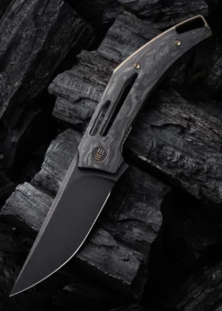 We Knife SPEEDLINER TWILL CARBON FIBER SCHWARZ, Taschenmesser