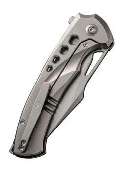 We Knife SWIFTFIN BEAD BLASTED TITANIUM SATIN, Taschenmesser