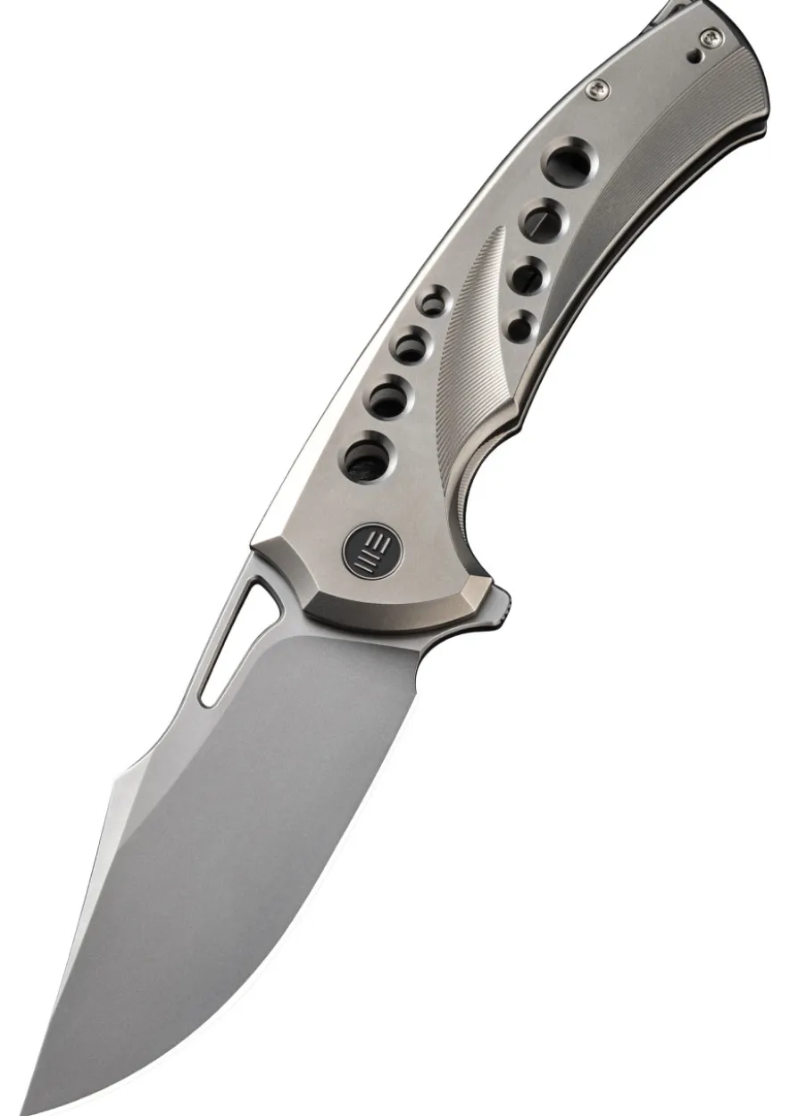 We Knife SWIFTFIN BEAD BLASTED TITANIUM SATIN, Taschenmesser