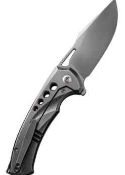 We Knife SWIFTFIN BEAD BLASTED TITANIUM GRAY GOLD, Taschenmesser