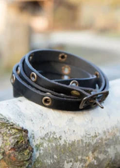 Wickelarmband aus Leder
