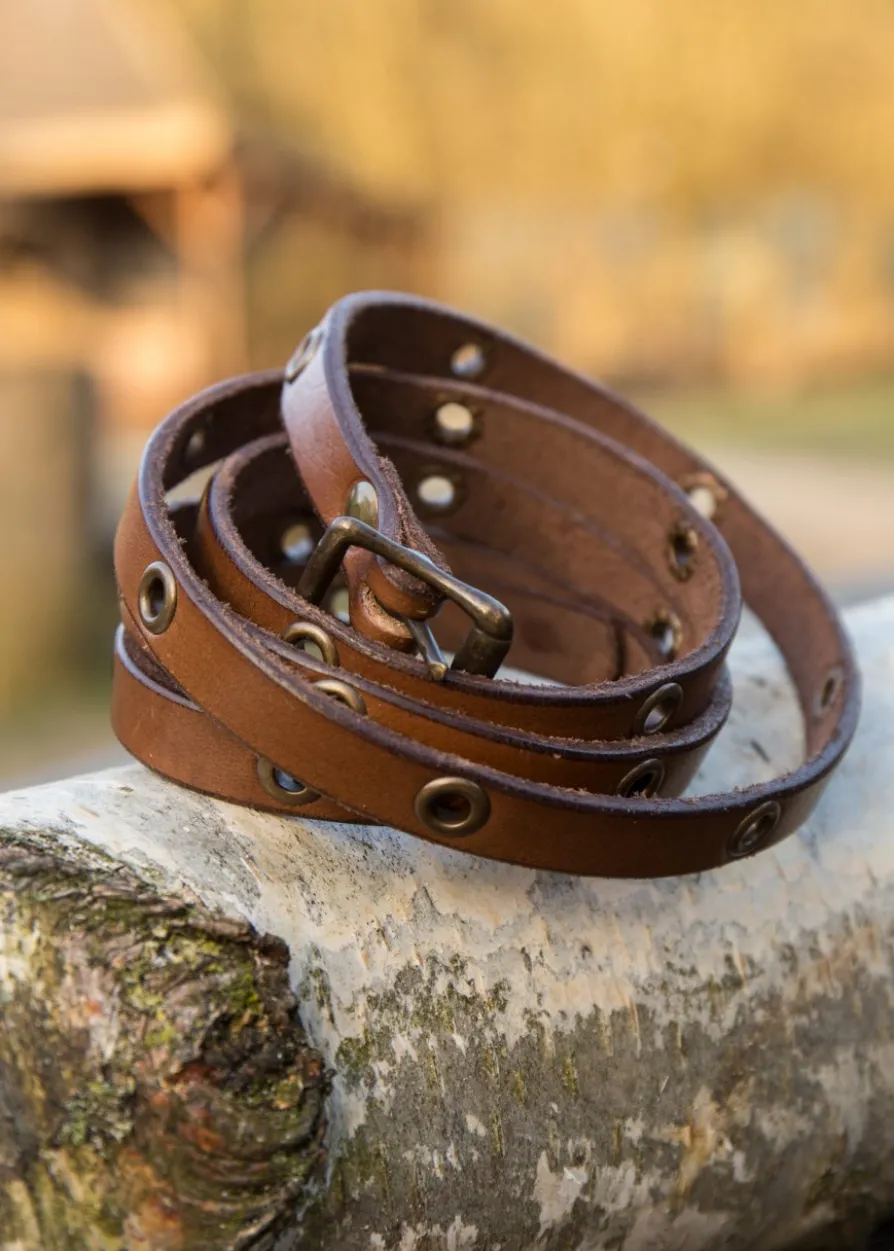 Wickelarmband aus Leder