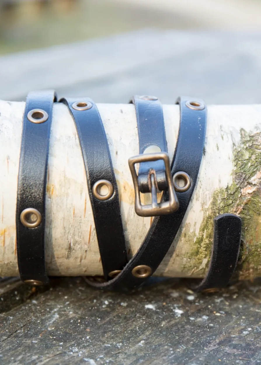 Wickelarmband aus Leder
