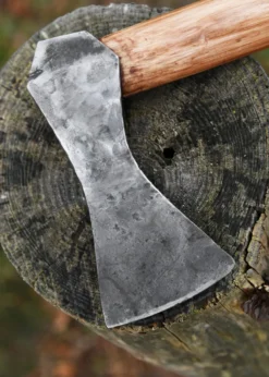 Wikinger-Axt aus Stahl, handgeschmiedet, Typ K