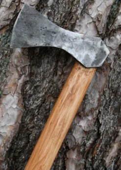 Wikinger-Axt aus Stahl, handgeschmiedet, Typ K