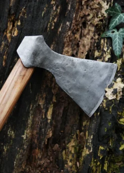 Wikinger-Axt aus Stahl, handgeschmiedet, Typ F