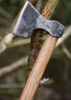 Wikinger-Axt aus Stahl, handgeschmiedet, Typ D