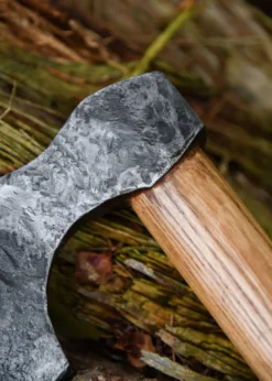 Wikinger-Axt aus Stahl, handgeschmiedet, Typ D