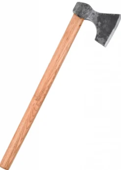 Wikinger-Axt aus Stahl, handgeschmiedet, Typ D
