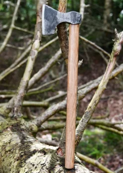 Wikinger-Axt aus Stahl, handgeschmiedet, Typ D
