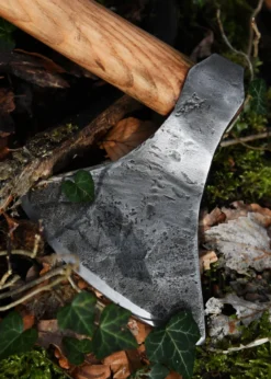 Wikinger-Axt aus Stahl, handgeschmiedet, Typ M