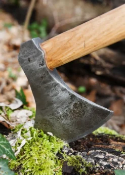 Wikinger-Axt aus Stahl, handgeschmiedet, Typ M