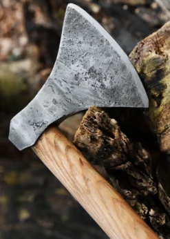 Wikinger-Axt aus Stahl, handgeschmiedet, Typ M
