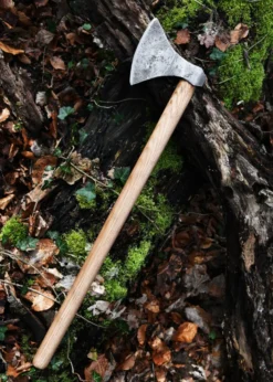 Wikinger-Axt aus Stahl, handgeschmiedet, Typ M