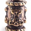 Wikinger Bartperle / Haarperle mit Thorshammer aus Bronze