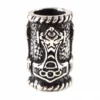 Wikinger Bartperle mit Thorshammer aus Silber