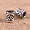 Wikinger Bartperle und Haarperle aus Silber