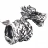 Wikinger Bartschmuck / Bartperle, Kleiner Drache aus Silber