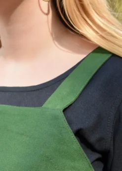Wikinger Überkleid, Trägerkleid Tinna, grün