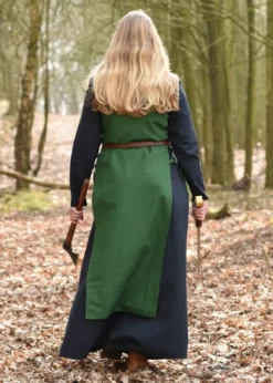 Wikinger Überkleid, Trägerkleid Tinna, grün