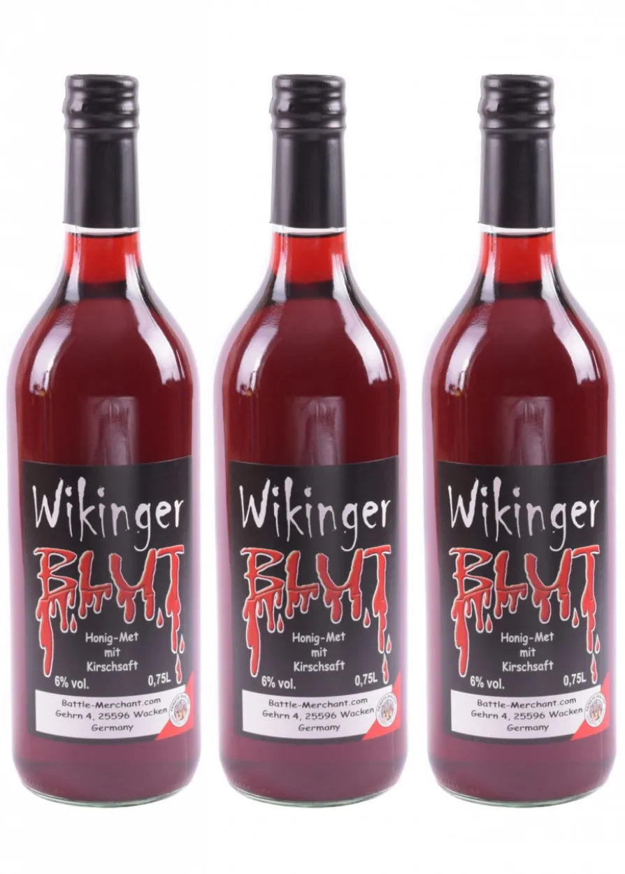 Wikingerblut, Met mit Kirschsaft, 6% Vol.