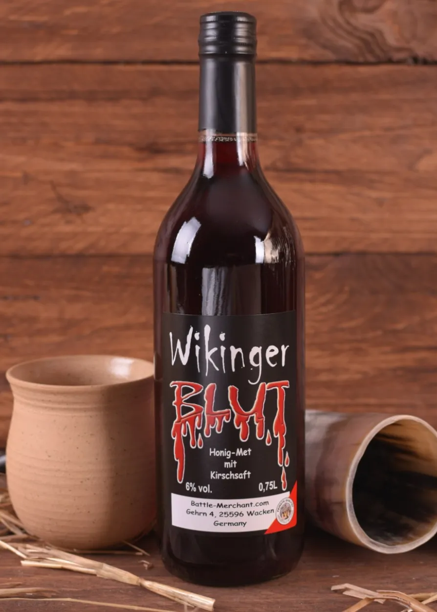 Wikingerblut, Met mit Kirschsaft, 6% Vol.