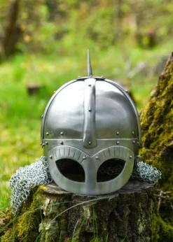 Wikinger-Brillenhelm Gjermundbu-Stil, 2 mm Stahl