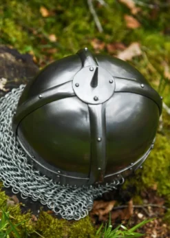 Wikinger-Brillenhelm Gjermundbu-Stil, 2 mm Stahl