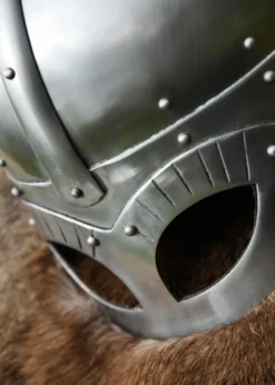 Wikinger-Brillenhelm Gjermundbu-Stil, 2 mm Stahl