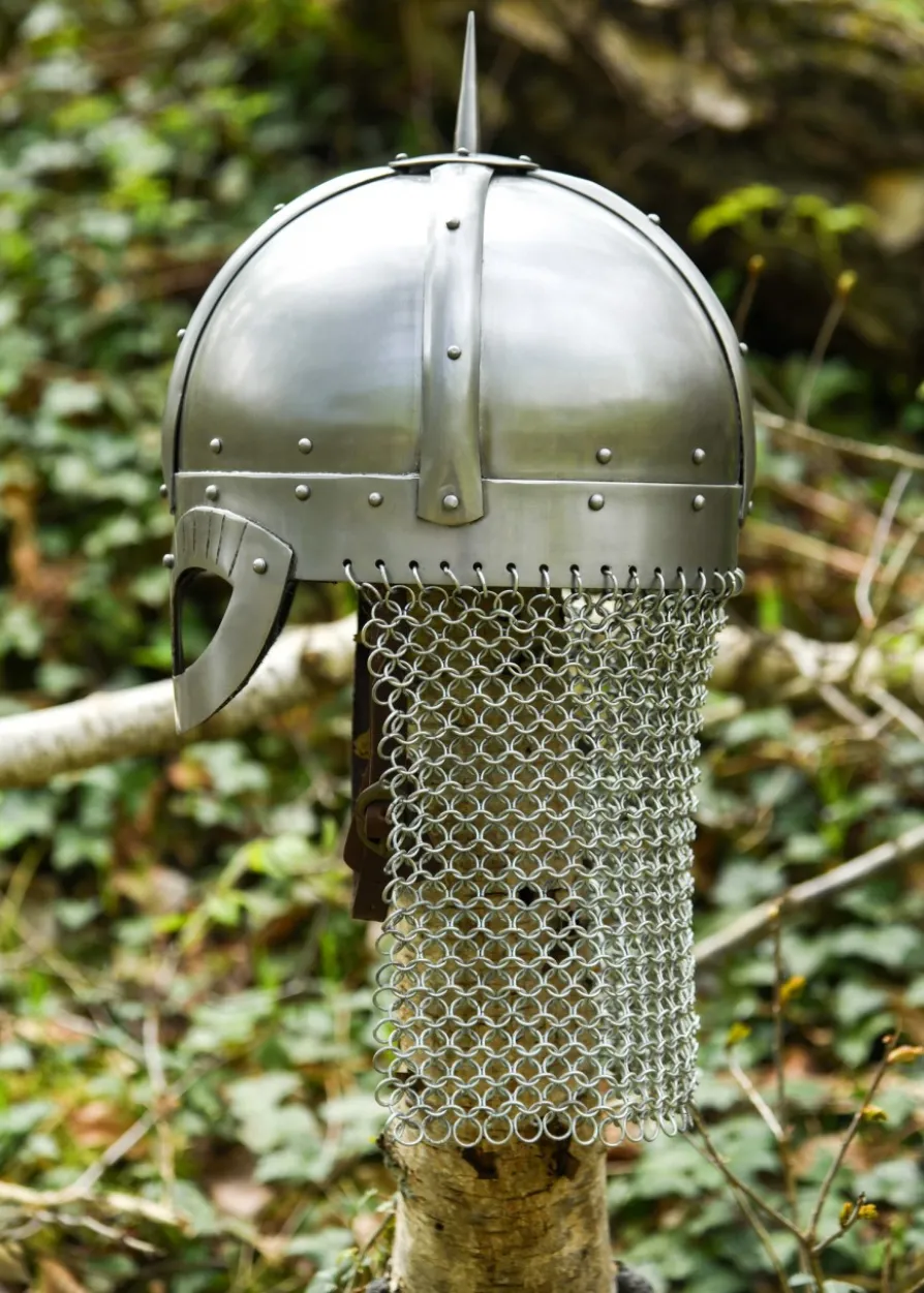 Wikinger-Brillenhelm Gjermundbu-Stil, 2 mm Stahl