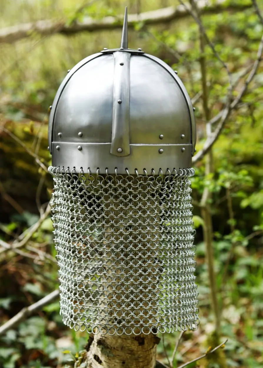 Wikinger-Brillenhelm Gjermundbu-Stil, 2 mm Stahl