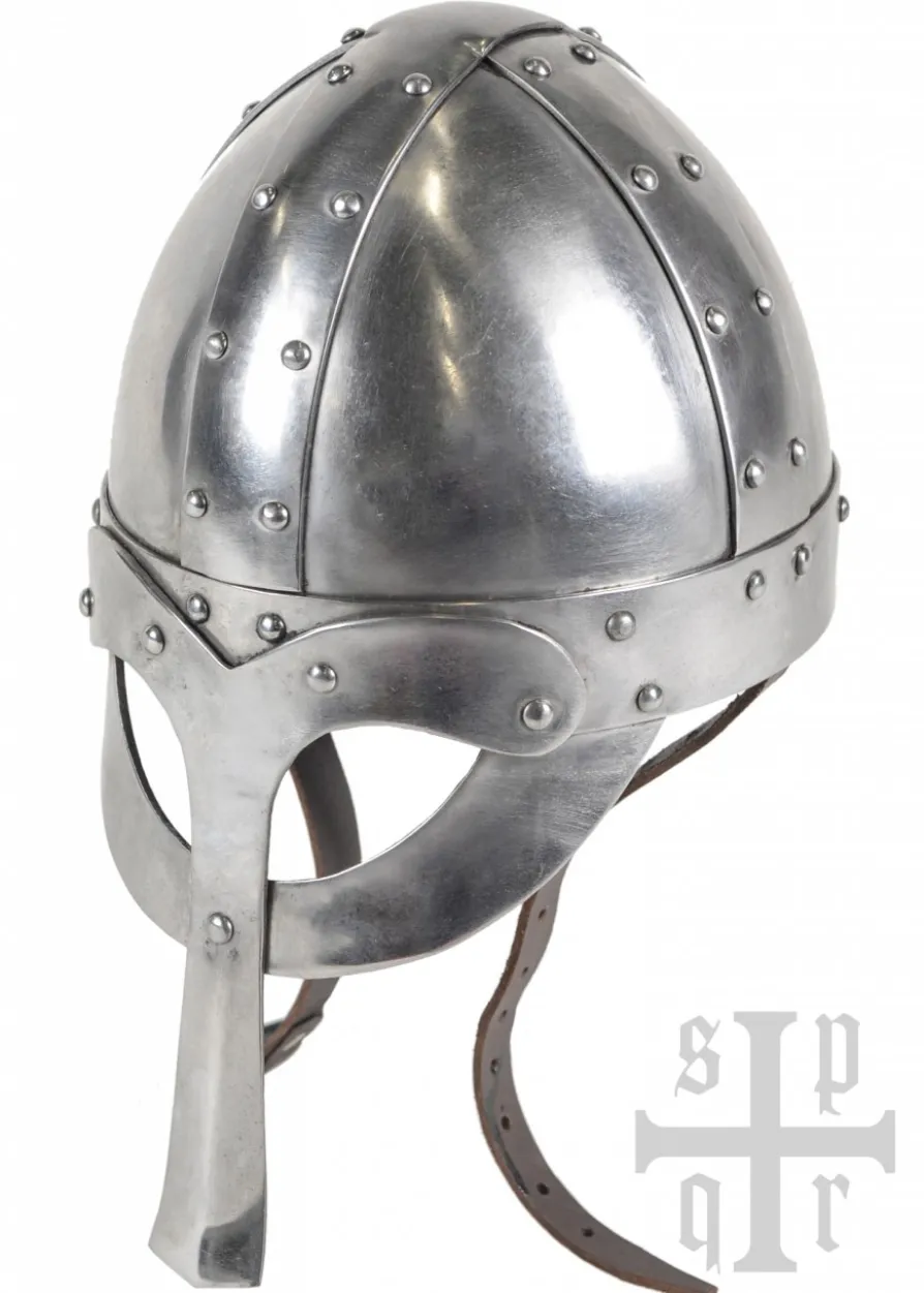 Wikinger Brillenhelm mit langem Nasal, 2 mm Stahl