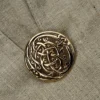 Wikinger Brosche im Urnes Stil aus Bronze