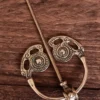 Wikingerfibel aus Goldsborough, Messing