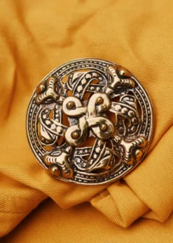 Wikinger Fibel Vier Elemente aus Bronze