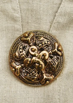 Wikinger Fibel Vier Elemente aus Bronze