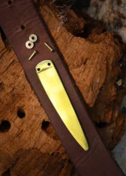 Wikinger Gürtelendbeschlag, Messing