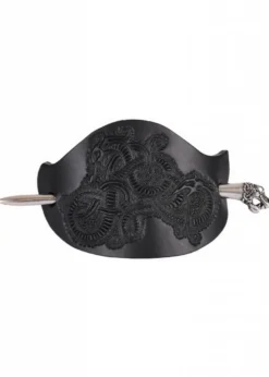 Wikinger-Haarspange Oseberg aus Leder mit Nadel