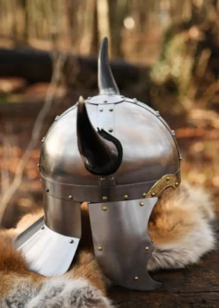 Wikingerhelm Hörnerhelm, 1,3 mm Stahl