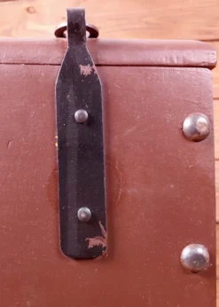 Wikinger Holzkiste mit Midgardschlangen-Motiv, ca. 33 x 25 x 28 cm, mit Mängeln