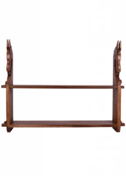 Wikinger Holzregal Drachenkopf, groß