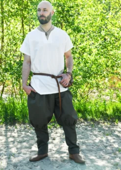 Wikinger Hose / Rushose Olaf, olivgrün
