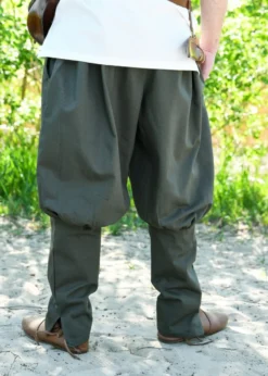Wikinger Hose / Rushose Olaf, olivgrün
