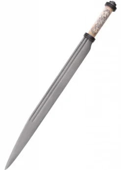 Wikinger-Langsax mit Knochengriff im Jellinge-Stil, 10. Jh.
